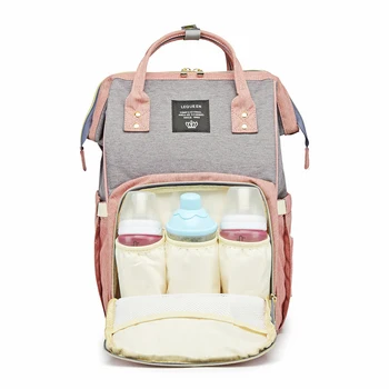 land grey diaper bag