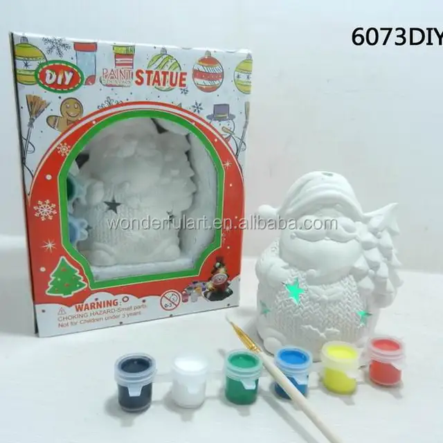 dolomite material Christmas DIY toy painting for Children