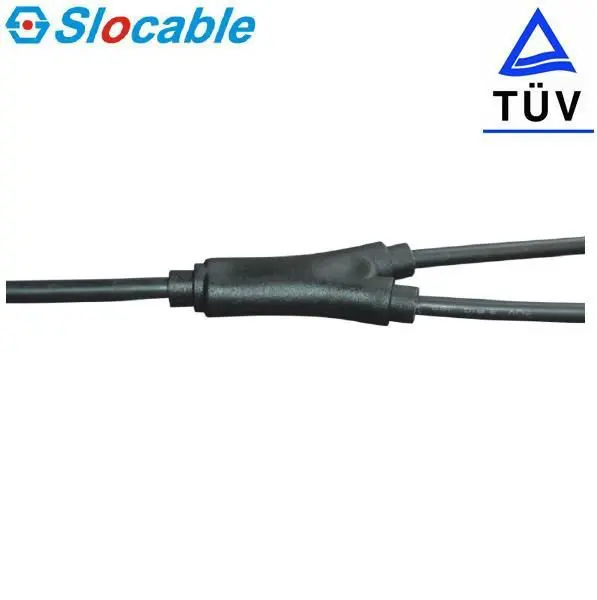 Slocable High Grade 2 PFG 1169 PV1-F 4mm2 and 2.5mm2 Solar Cable with Solar Connector 2to1 - ANKUX.COM