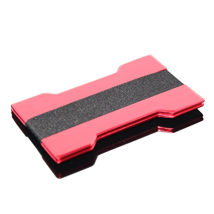 New Slim Aluminum Credit Card Holder With Elastic Band Buy Card