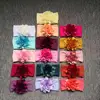 8 Colors Fabric Material Pull Flower Fancy Headband Kids Headband