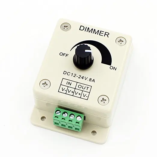 Useful PWM Dimming Dimmer Controller Switch For LED Lights or Ribbon 5050 strip 12V 8A Dimmer