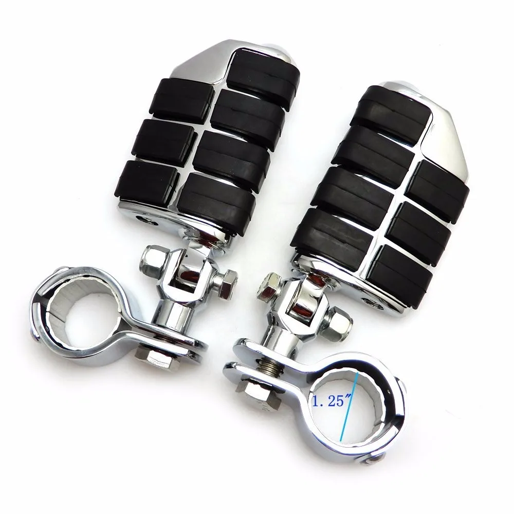 Motorcycle 32mm Short Angled Adjustable Highway Foot Pegs Mount Kit For Harley Buy Highway