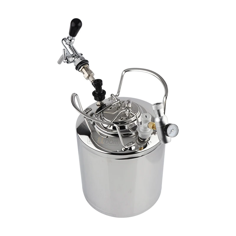 Home Brewing 10l Stainless Steel Cornelius Brew Kit Beer Kegs With