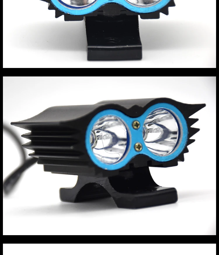 Luz led de trabajo de 20W, luz led de 12v para motocicleta, luz diurna led