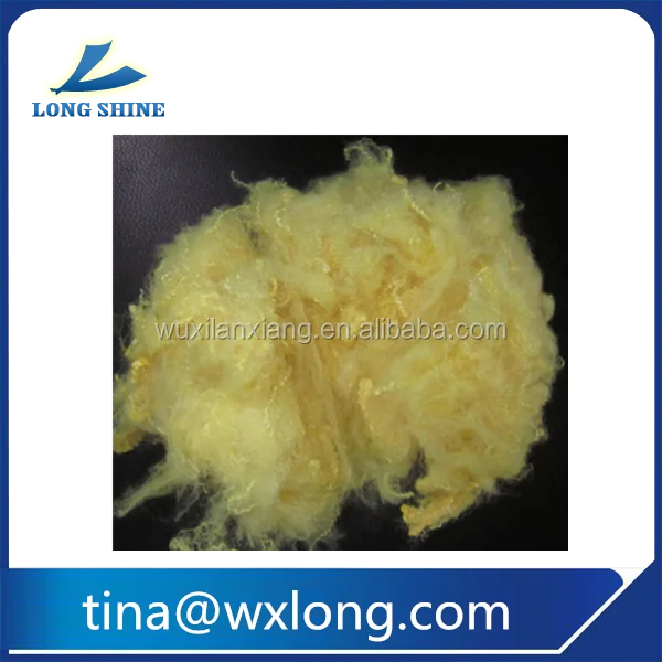 Yellow Color Polyester Staple Fiber