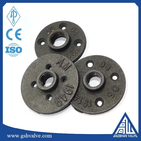 Black Iron Square Handrail Floor Flange Decorative Pipe Flange Buy