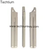 Key cutter 113# replacement blank remote Folding flip car key case shell #113 uncut blade for toyota