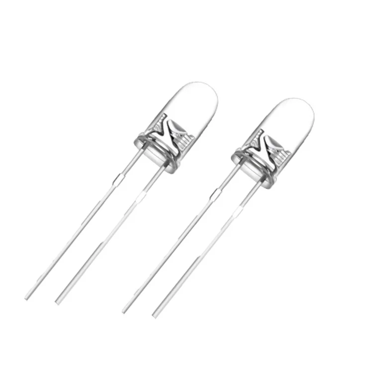 5mm Naranja Redondo Superior Bombillas LED Ultra Brillante diodos Lente Claro