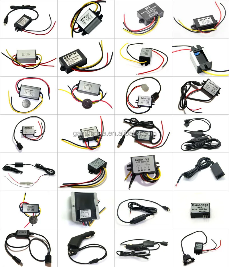 Voltage Regulator 24v,Auto Step 9-40vdc Up & Down To 24vdc,2.5a/6a Max ...