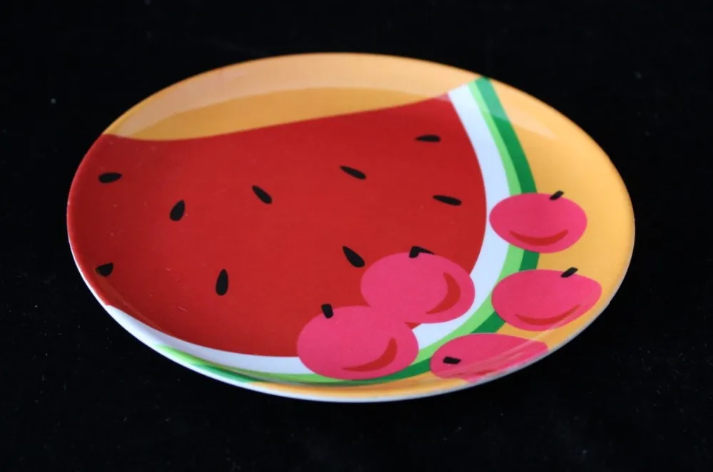kid's 100%melamine fruit plate