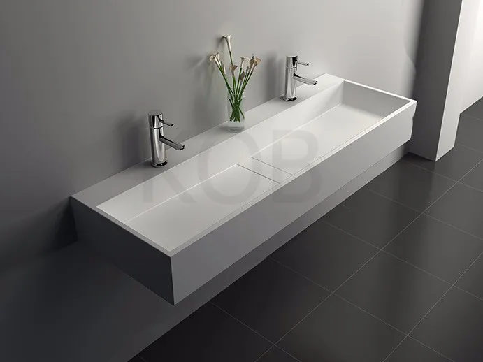 modern concrete bathroom sink