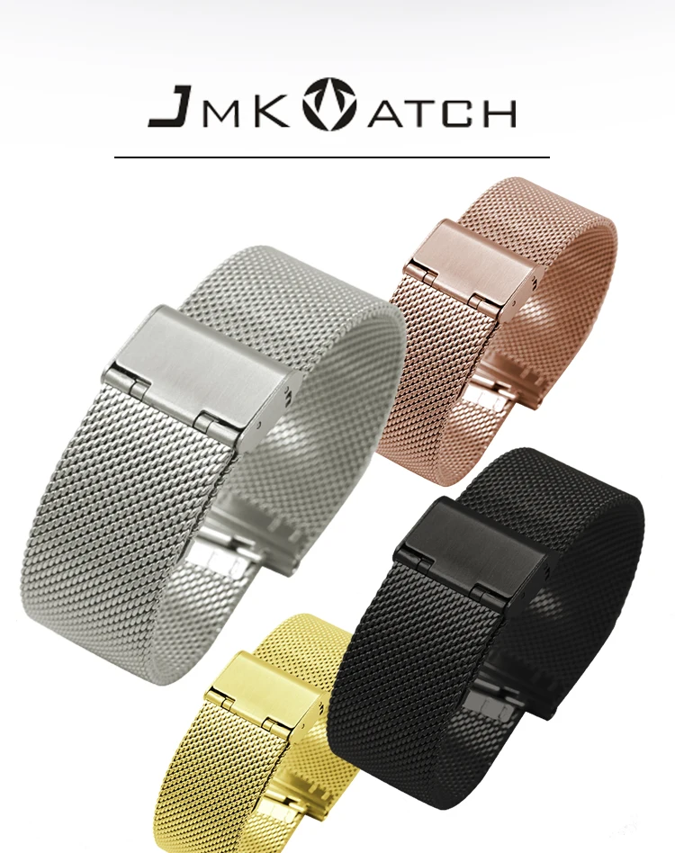 Stainless steel 06 mesh ordinary wrist metal watch band