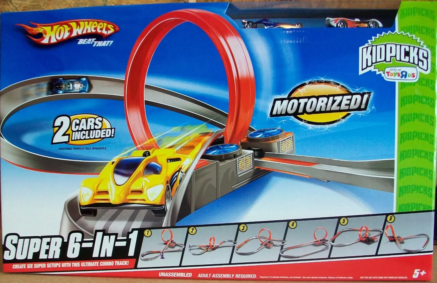 motorized race car track