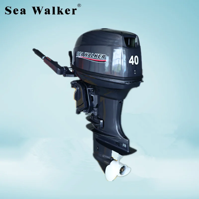 Seawalker Outboard Motor Boat Engine E40x 2 Stroke 40 Hp Short Shaft ...