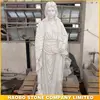 Haobo Stone Saint Barbara White Marble Statue