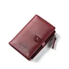 Multi-colour felt zip purse coin purse key holder card holder leather women wallet