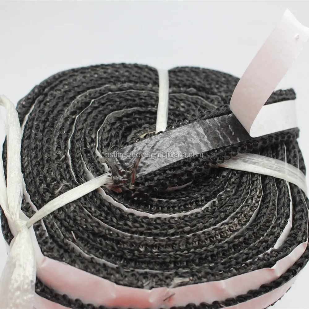 Knitted Heat Insulation Fiber Glass Tape With Adhesive Backed Buy