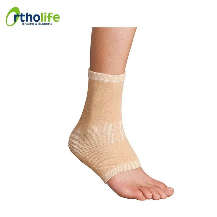 OL-AN201 Elastic Knit Ankle Support Cotton Ankle Brace