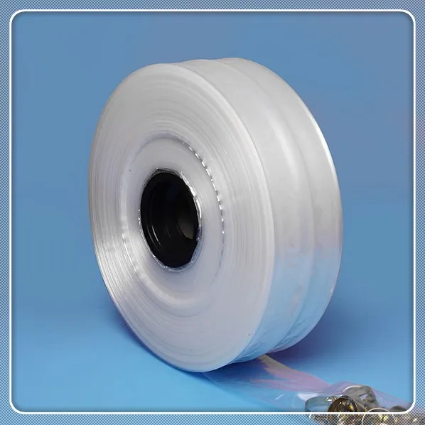 Custom Size Clear Polyethylene Bags Tube Roll For Making Any Size Bag