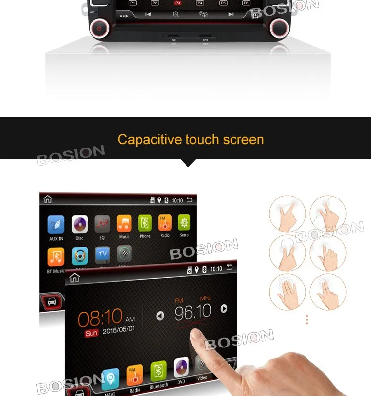 Quad Core Android Touch Screen Car Multimedia System For Skoda Yeti Vw
