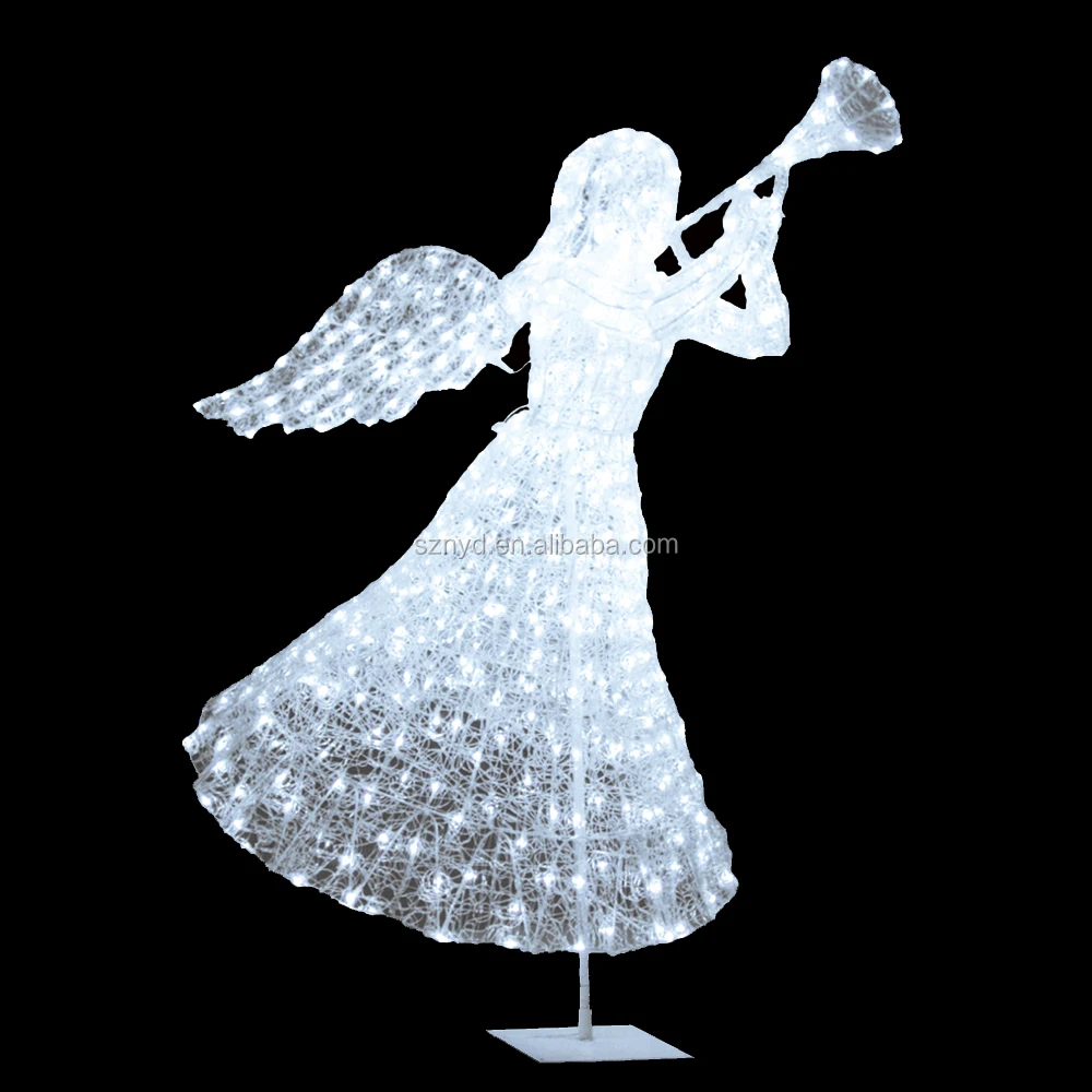 3d Angel Led Light Led Acrylic Outdoor Christmas 