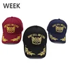 Winter New Custom Logo Hat Outdoor Sports Navy Cap Ear of Wheat Baseball Cap