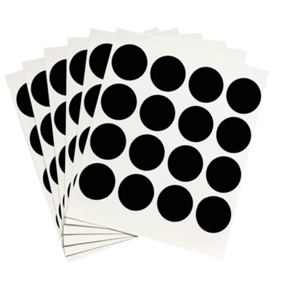 Round Black Blank Shooting Target Coding Dot Stickers For Target Buy