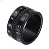 Original 12mm Width Rotatable Gear Black Band Finger Camera Lens Ring