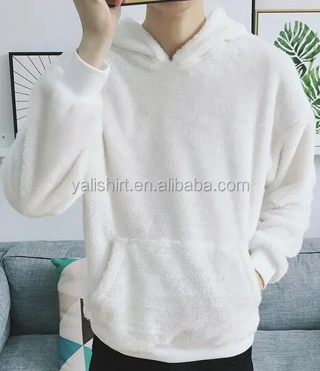 custom embroidered sherpa pullover