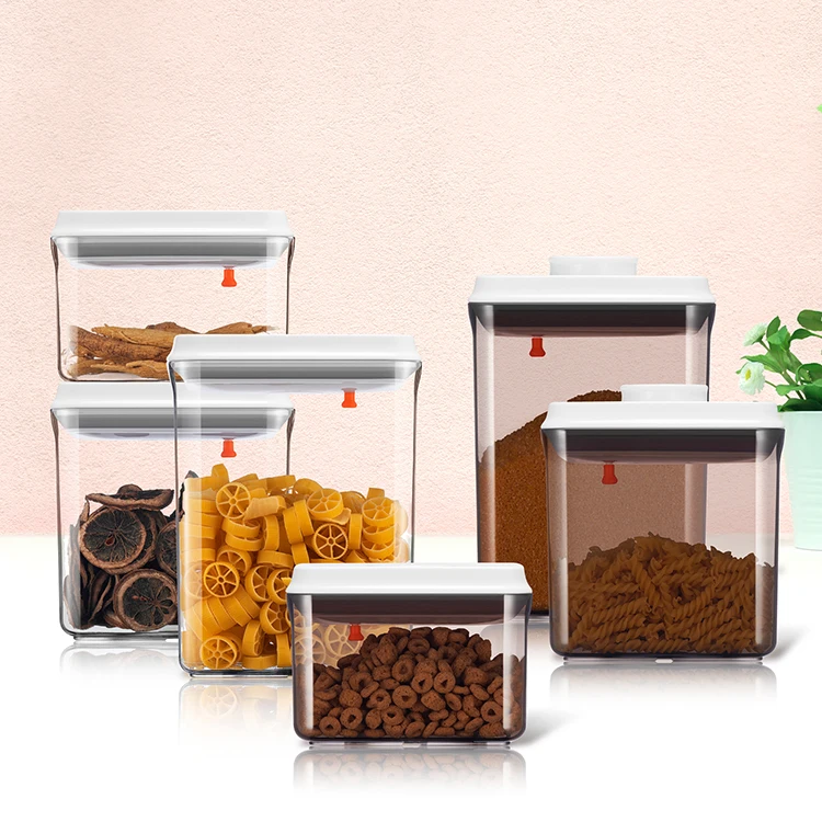 Ankou Design Affordable Pop Push Button Airtight Food Storage