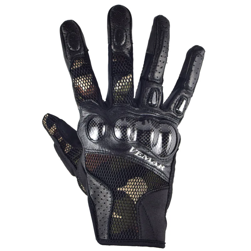 Vemar Carbon Fiber Motocross Gloves Summer Motorcycle Gloves Protection