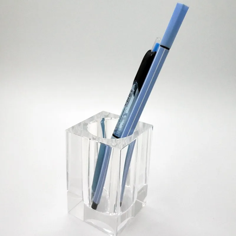 Factory Blank Crystal Glass Pen Holder For Custom Gifts Buy Custom