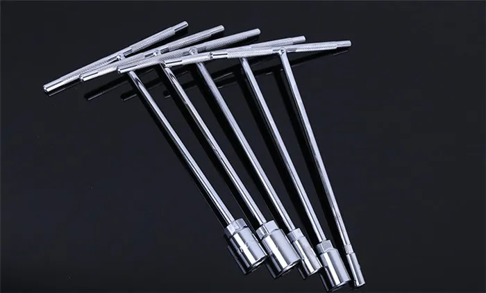 CRV T type handle key spanner wrench set