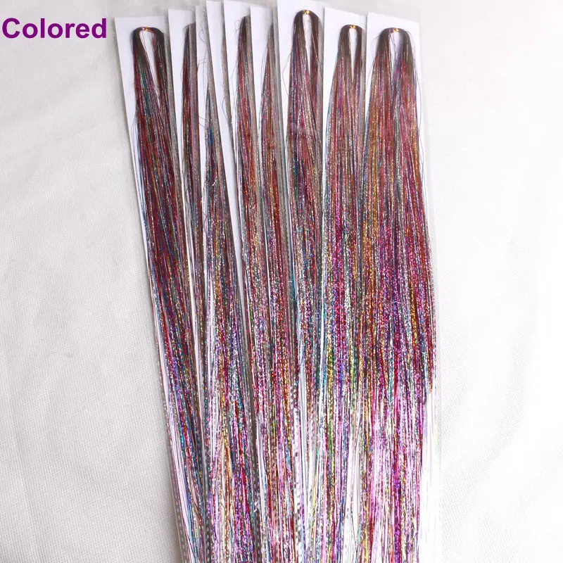 Beautiful 22inch 4g Synthetic Glitter Bling Bling Fiber For Party And