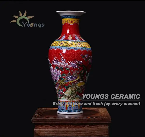 Unique Chinese Large Floor Red Ceramic Vases Wholesale Buy Red Chinese Vases Large Floor Vases Wholesale Large Chinese Vases Product On Alibaba Com