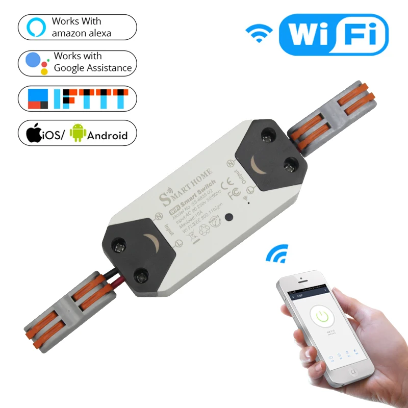 MOES DIY WiFi Smart Switch Universal Breaker, Timer Module