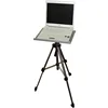 A524tray Projector Laptop Tablet Stand on Mobile Portable Compact Aluminum Tripod for Demo Presentation Display