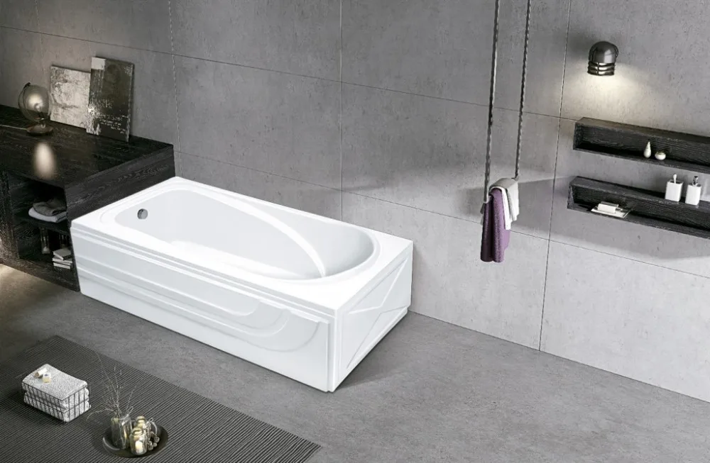 Clear Acrylic Ofuro Simple Corner Bath Tube Bathtub Buy 2 Sided Skirt