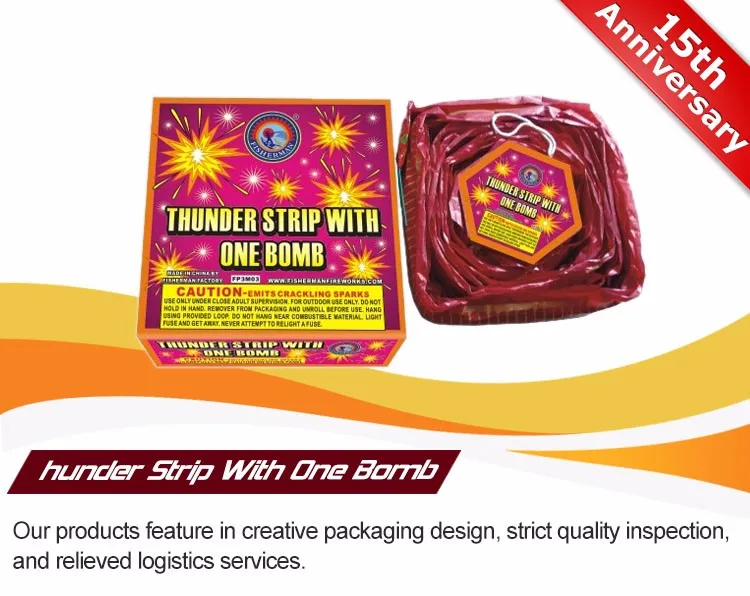 Wholesales High quality factory price one bomb thunder magic whip firecrackers