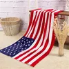 USA Flag and Dollars Fashion Design Bath Towel