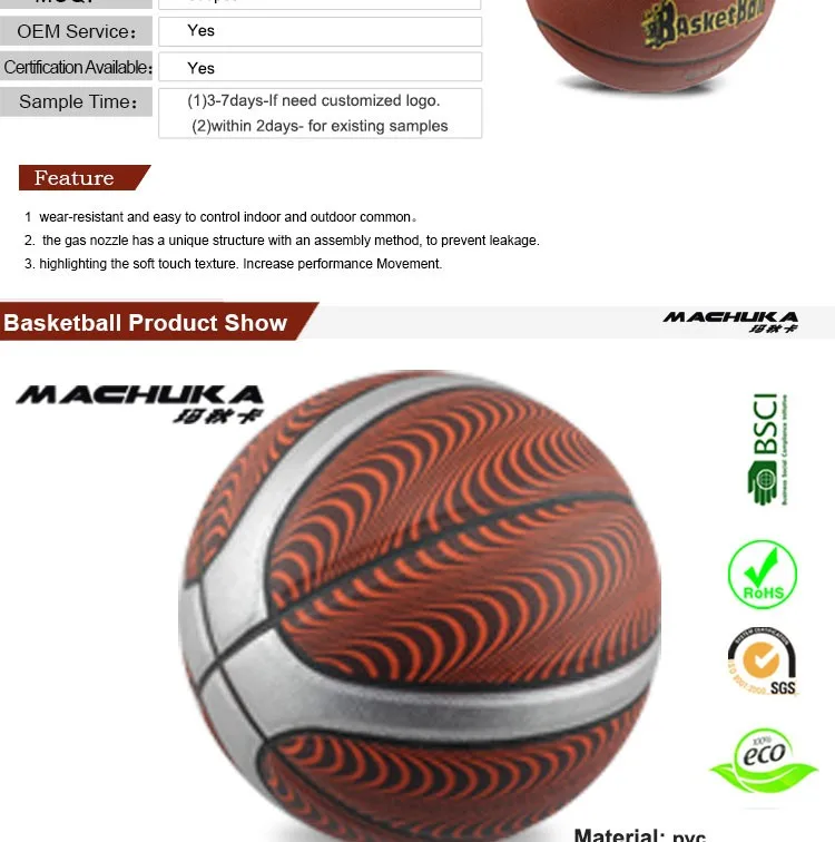 Size 7 Rubber Bladder Training 8 Panels Pink Basketball Buy Pvc