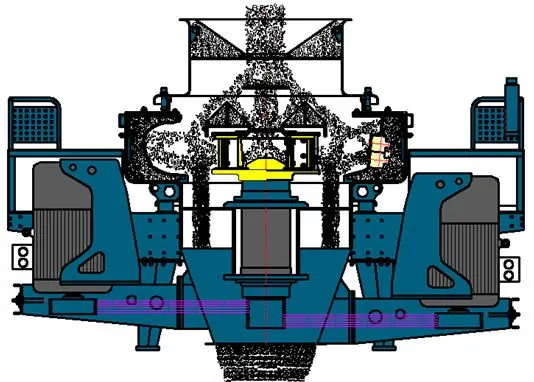 PCL series quartz/carborundum/magnesite sand making machine