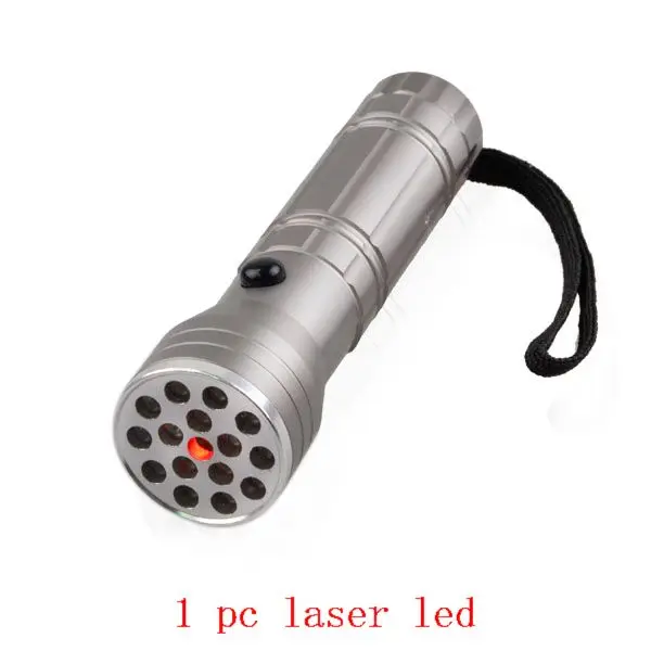Portable Aluminum Multifunction Laser Pointer UV light Led Flashlight Torch