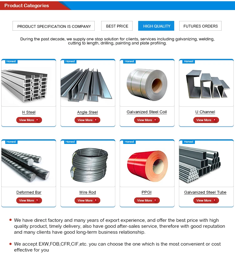 China manufacturer intensity high tensile steel bar price per kg