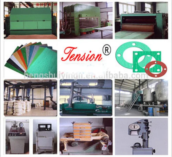 Tension Hny300 Free Asbestos Fiber Jointing Mechanical Rubber Gasket