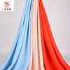 China manufacturer pure plain sarees polyester shrink-resistant chiffon dress fabric