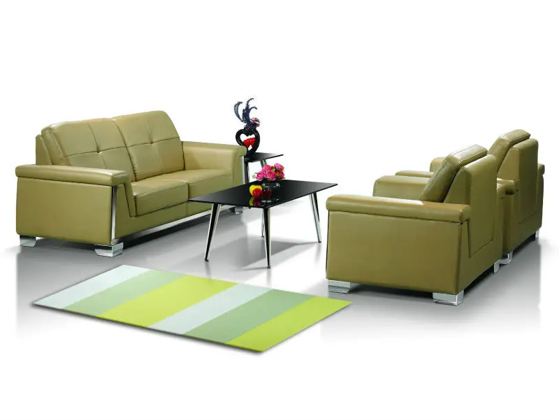 Wholesale Furniture Cheap Sectional Leather Office/Hotel Sofa Set SJ535