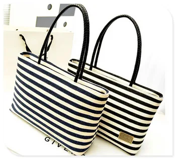 Fashion Tote Bag Canvas Stripe Handbags College S Best Ing Fashion Tote Bag Canvas Stripe Handbags College S Best Ing 2017