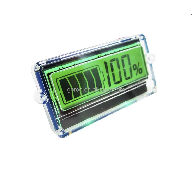 24 V 36 V Volt Meter LCD Compteur indicateur 6v-63v 12 V 48 V 2s-15s Batterie Lithium-Ion